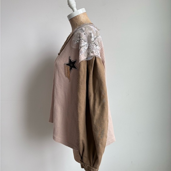 POL Thermal Glam Patch Top MEDIUM - Picture 6 of 6